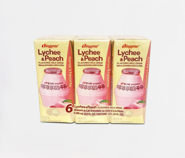Lychee Peach Flavored Milk (200ML)